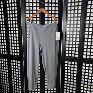 🤍 Brooklyn Heights Jogger Athleta Gray Travel Stretch Pants Women's 14 NWT🤍